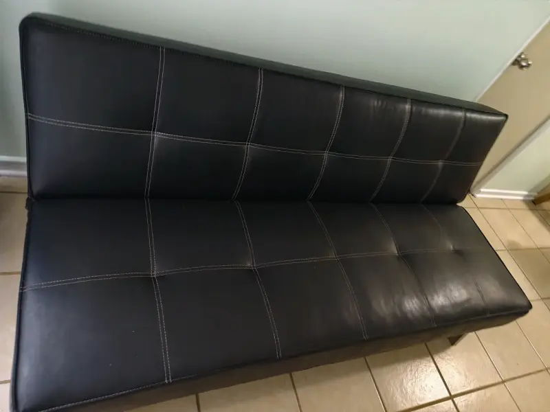 Sofá cama negro moderno - 2