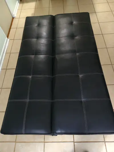 Sofá cama negro moderno - miniatura 3
