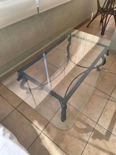 Mesa de centro de cristal - miniatura 1