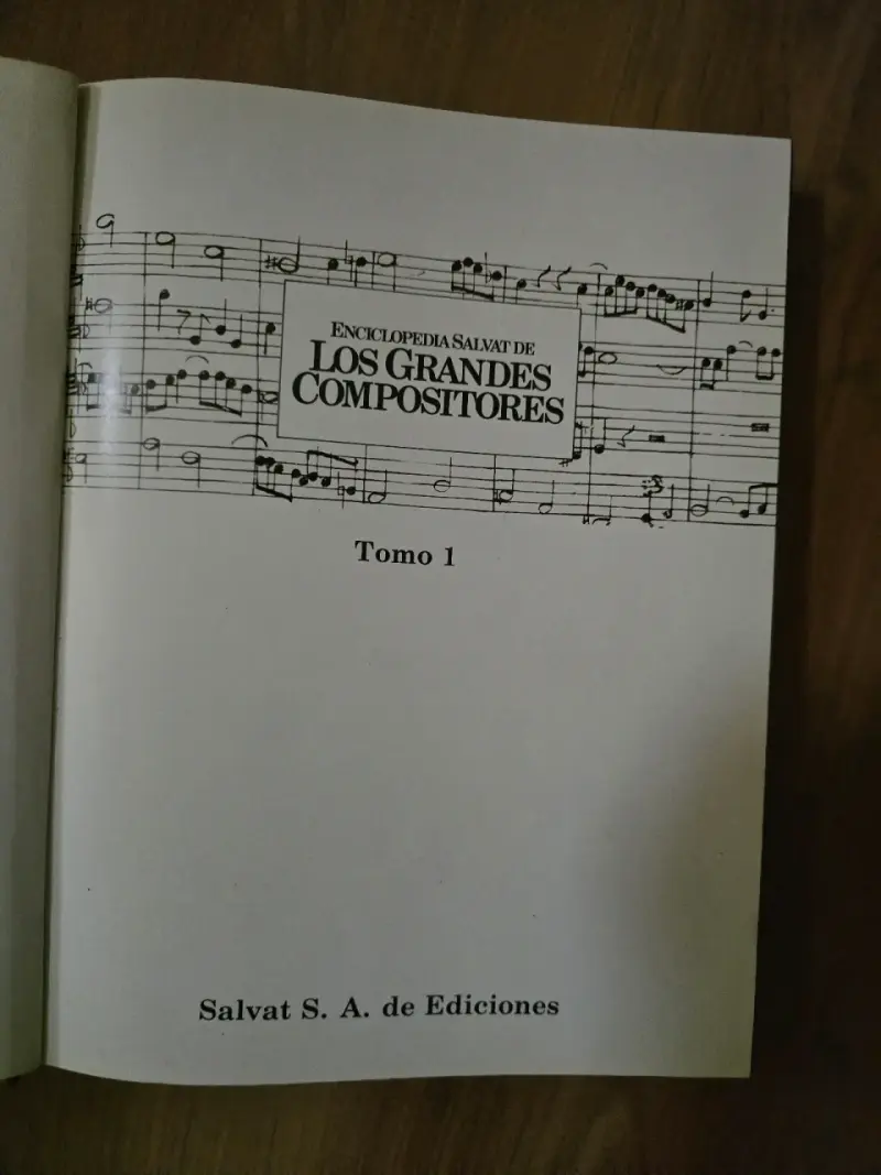 Libro Los Grandes Compositores - Vol. 1 (Salvat) - 6