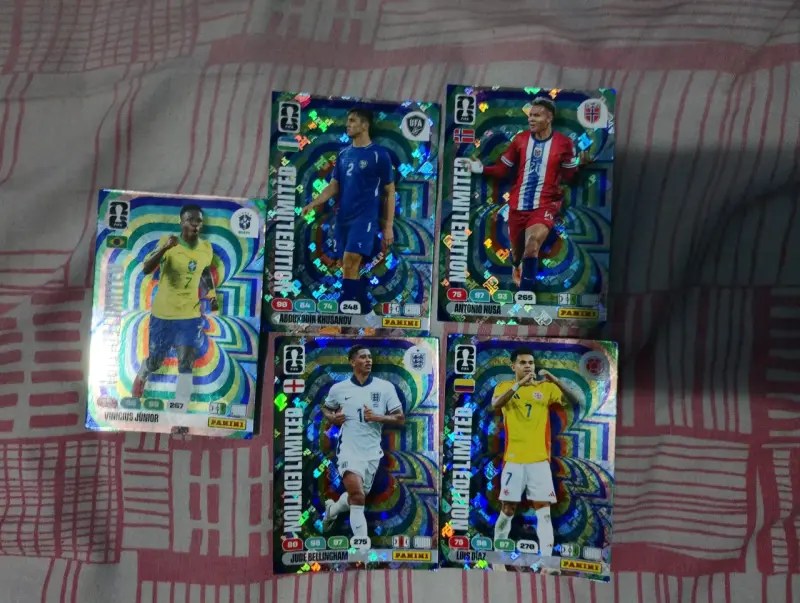 Tarjetas coleccionables de fútbol Panini