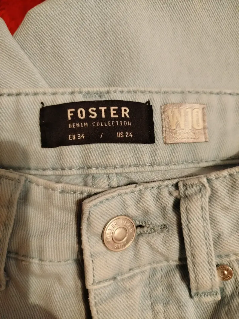 Jeans celestes talla 34 mujer - 2