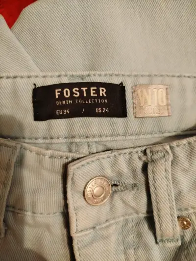 Jeans celestes talla 34 mujer - miniatura 2