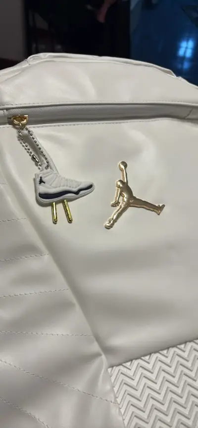 Mochila Jordan blanca con logo - miniatura 4