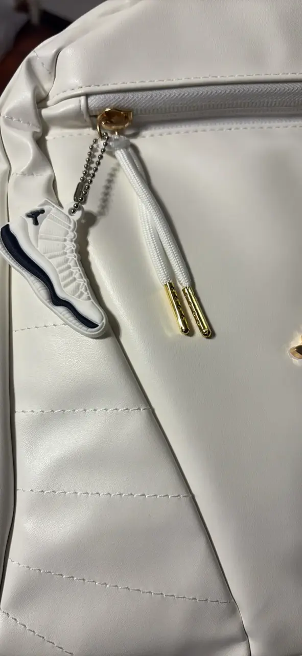 Mochila Jordan blanca con logo - 5