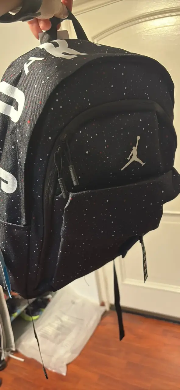 Mochila Jordan negra con puntos - 2