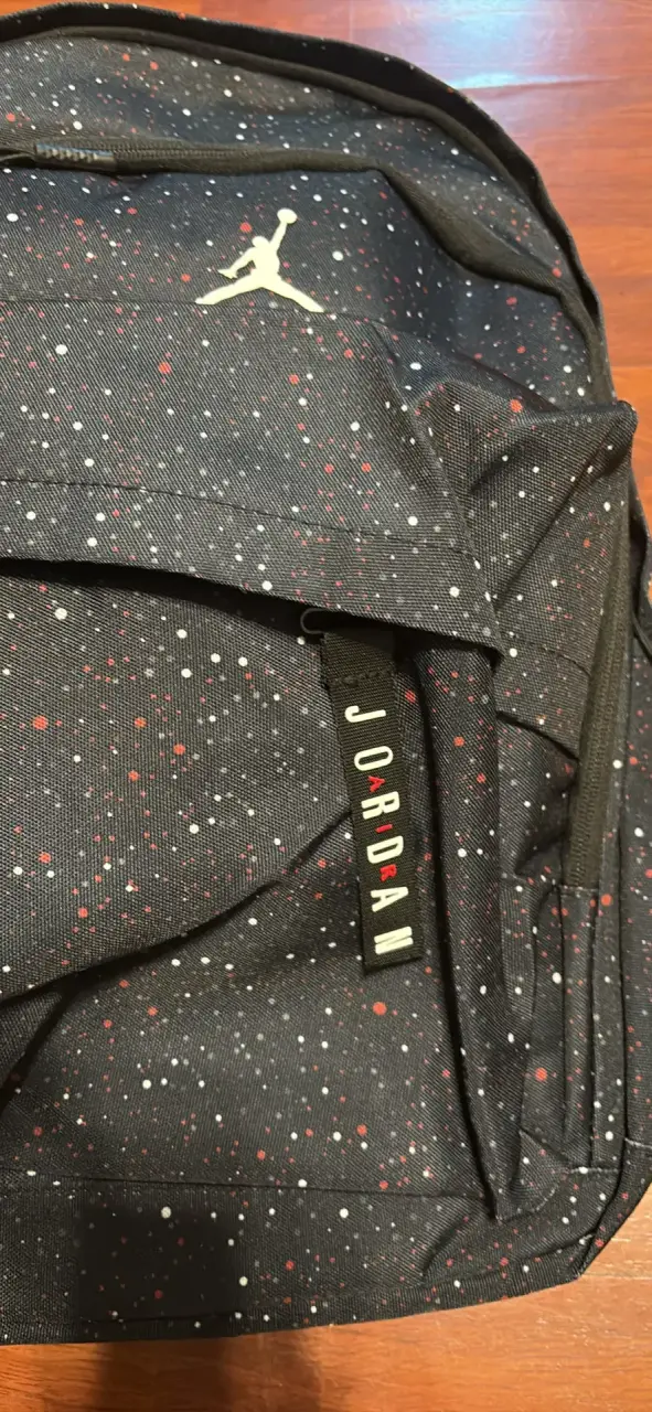 Mochila Jordan negra con puntos - 5
