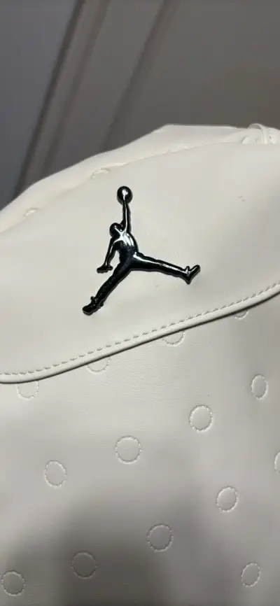 Mochila blanca con logo Jumpman - miniatura 1