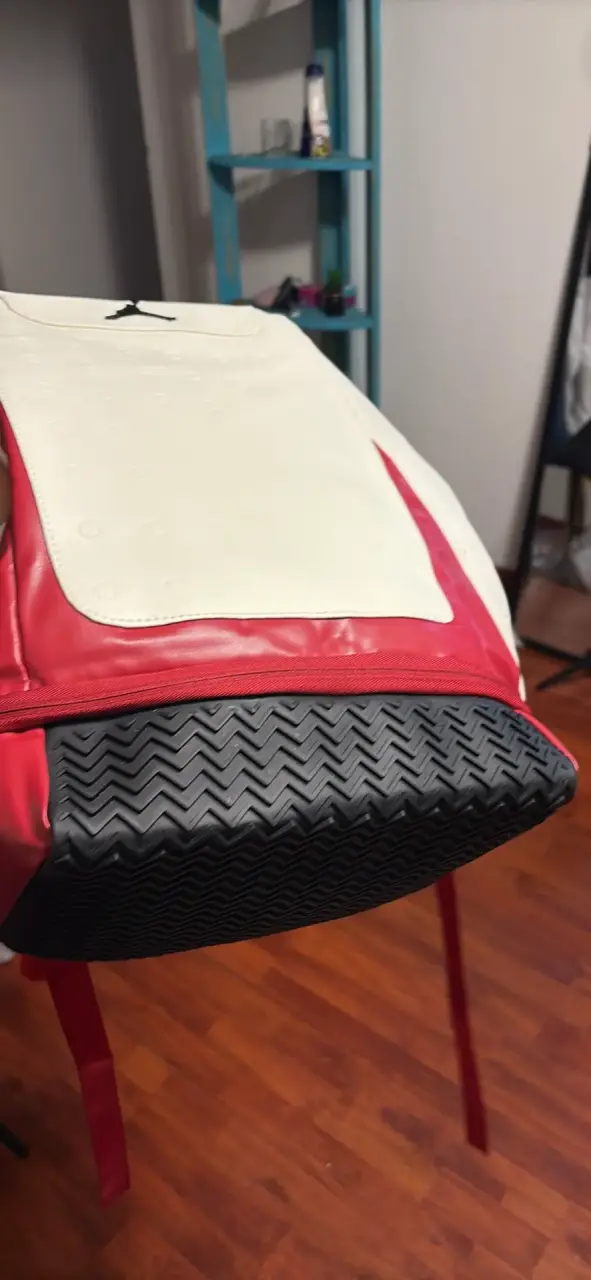Mochila blanca con logo Jumpman - 5