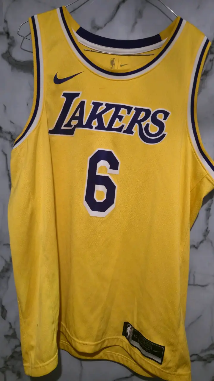 Camiseta Los Angeles Lakers amarilla Xl - 1