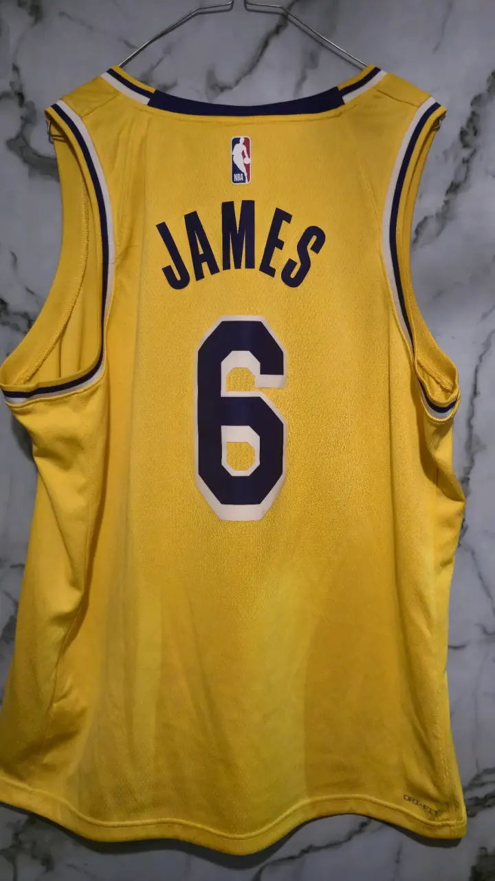 Camiseta Los Angeles Lakers amarilla Xl - 2