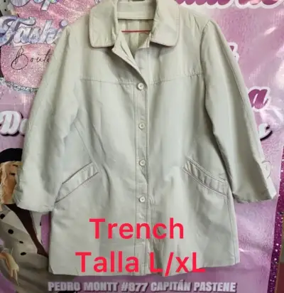 Trench negro talla S - miniatura 6