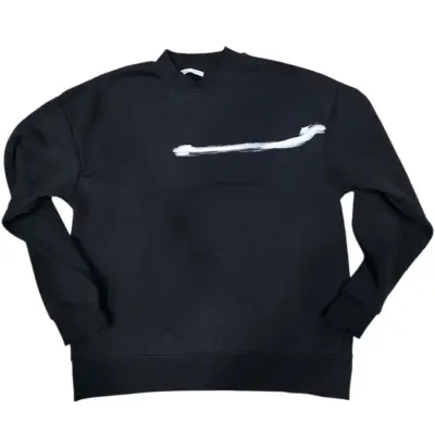 Polerón negro con diseño blanco - miniatura 1