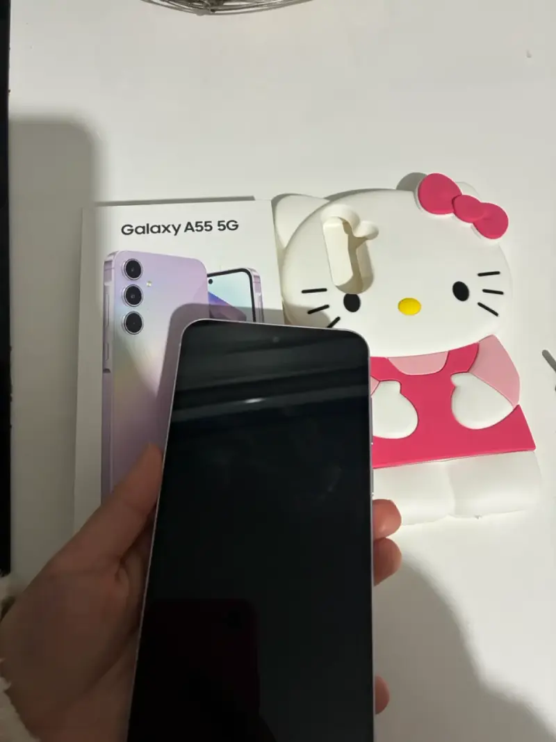 Smartphone Samsung morado a55 - 5