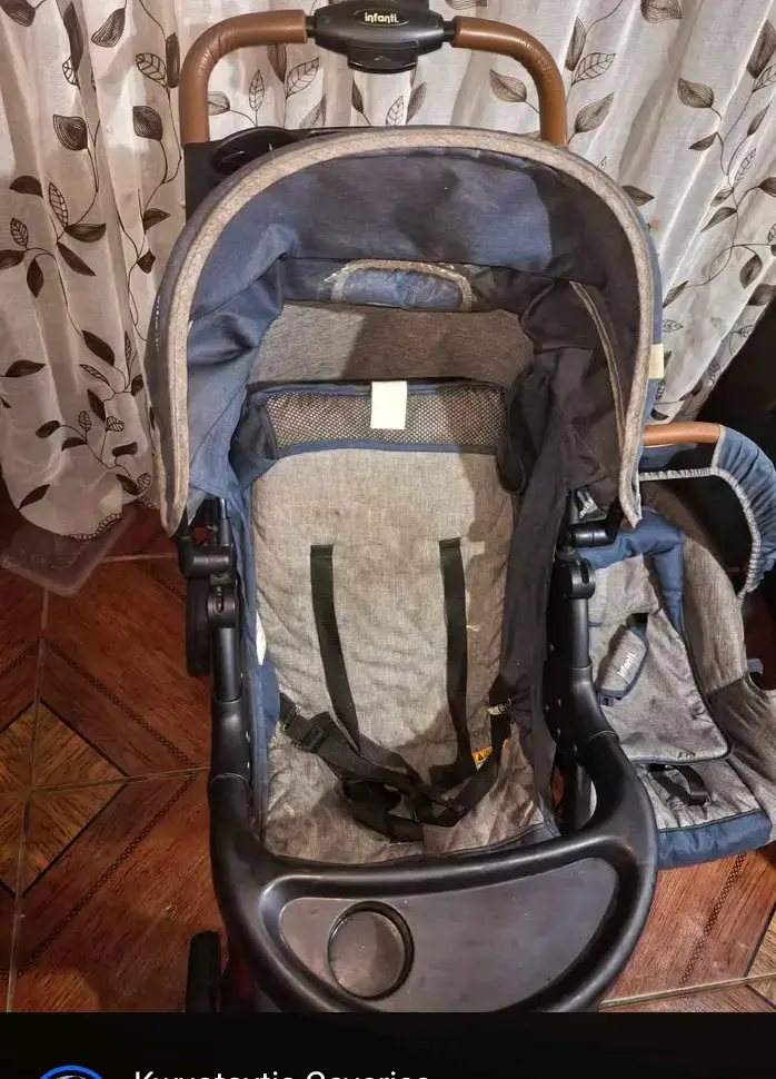 Coche Infanti azul con portabebé - 5