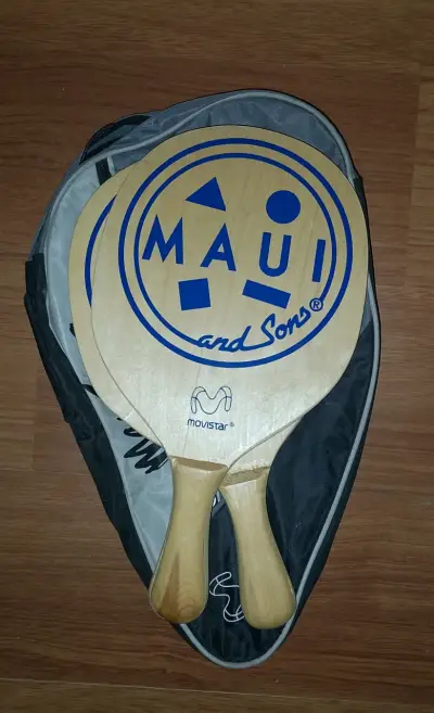 Juego de paletas de playa Maui and Sons + funda. - miniatura 1