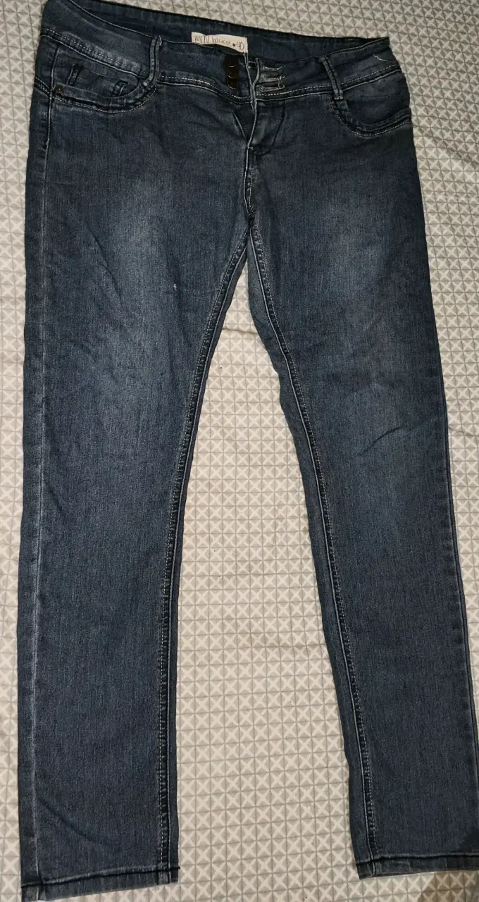 Jeans azul oscuro de mujer - 2