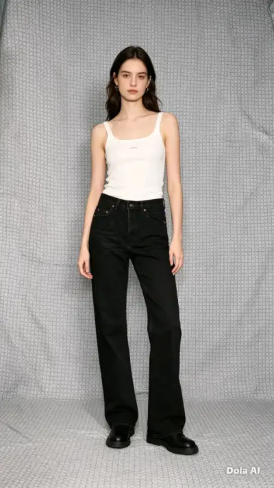 Leggins negros de talle alto - miniatura 1