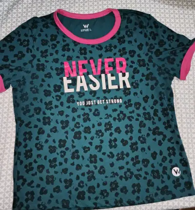 Polera estampada turquesa - miniatura 3