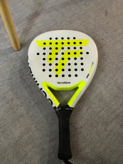 Pala de pádel Tecnifibre amarilla - miniatura 2