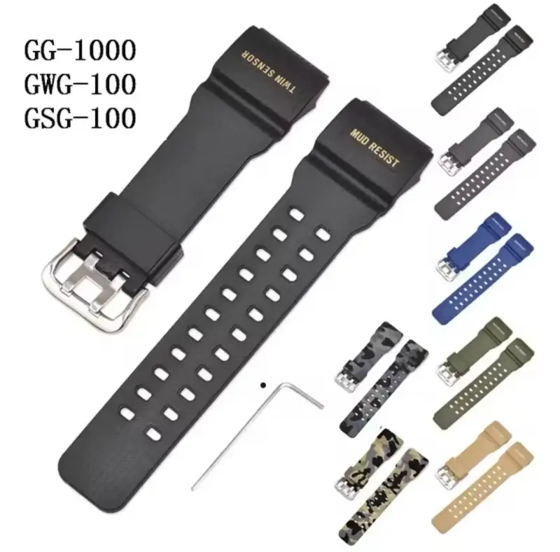 Correa para reloj GG-1000 negra - 1
