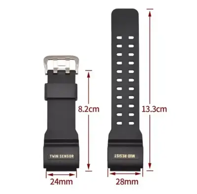 Correa para reloj GG-1000 negra - miniatura 3