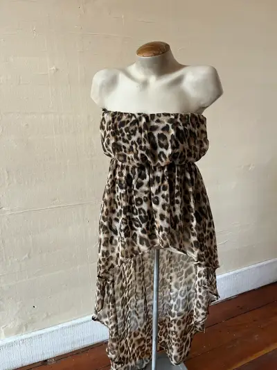 Vestido estampado animal print - miniatura 1