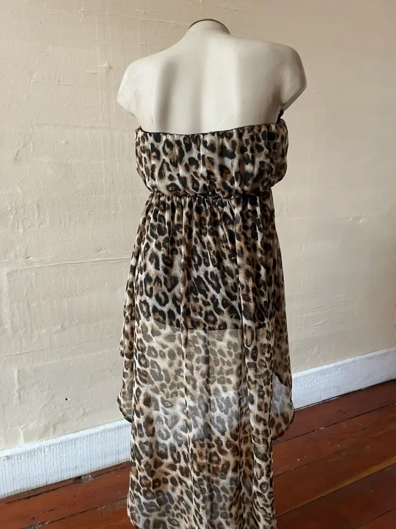 Vestido estampado animal print - 2