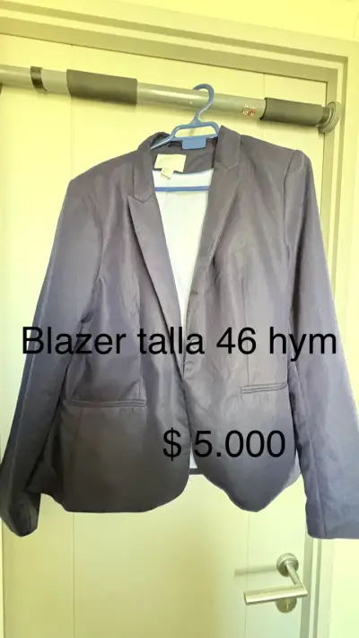 Blazer azul talla 46 H&M - miniatura 1