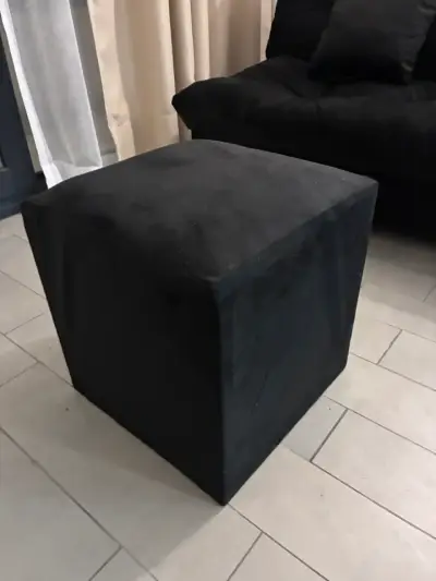 Sofá cama negro con cojines y 2 Puga - miniatura 6