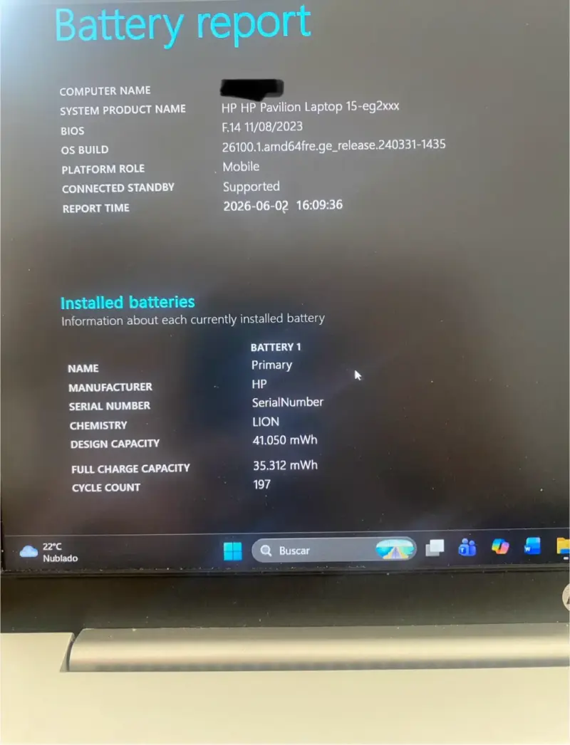 Laptop HP Pavilion 15.6 pulgadas - 6