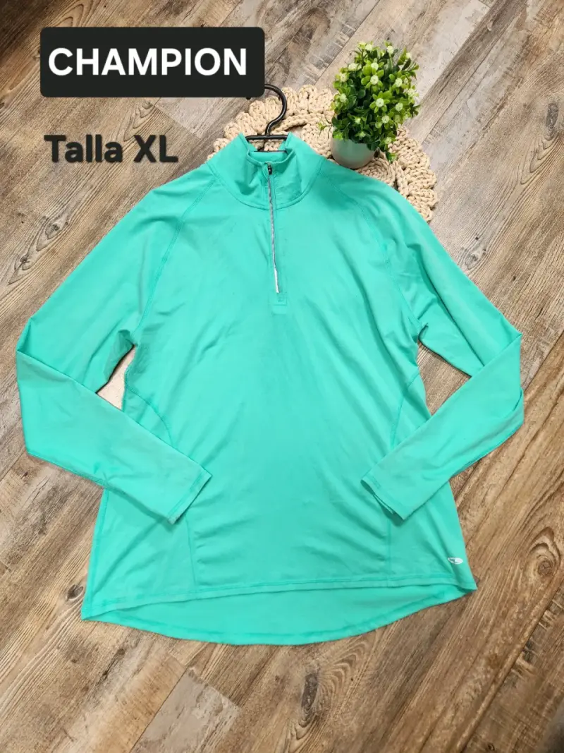 Polera deportiva verde Champion - 2