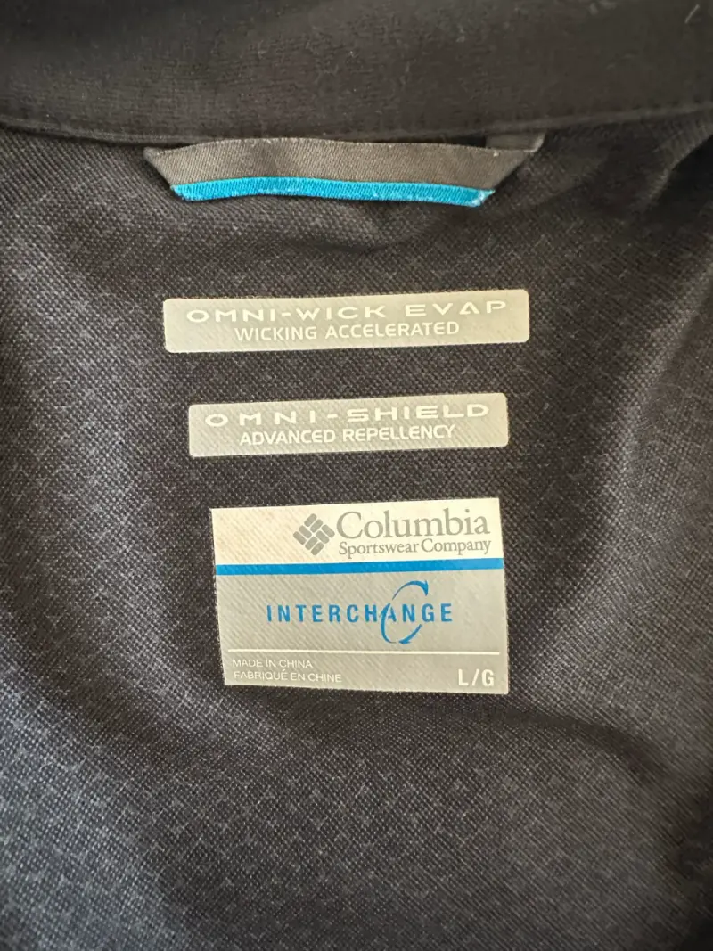 Chaqueta Softshell Columbia negra - 2
