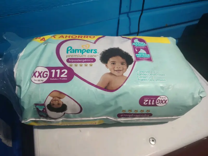 Pañales Pampers Premium XXG 112 unidades
