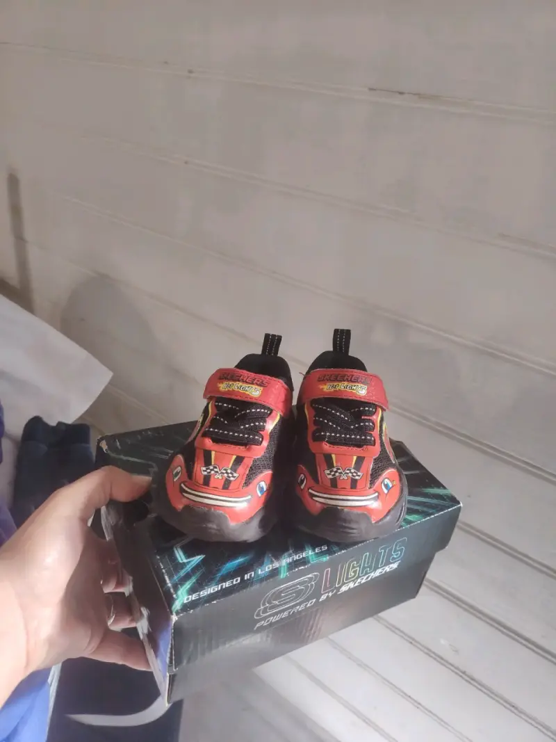 Zapatillas infantiles Cars rojas - 4