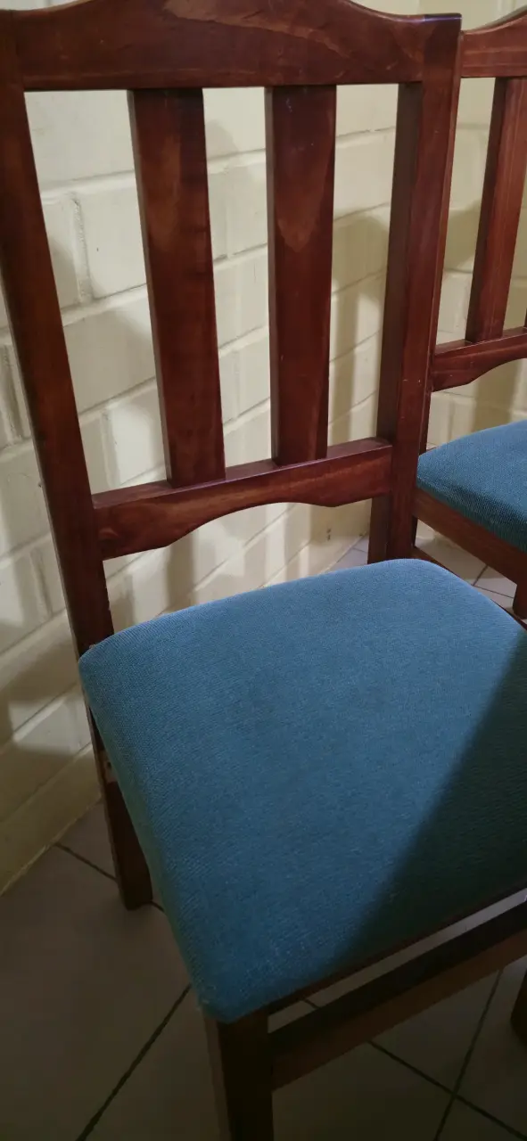 Juego de comedor de madera - 3