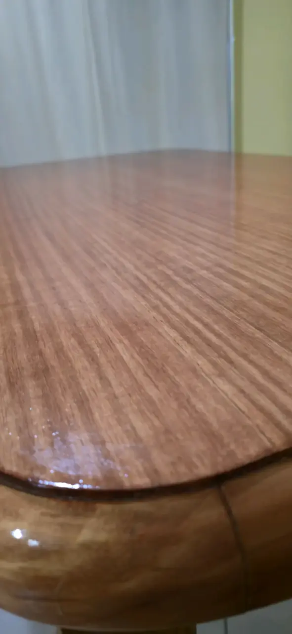 Juego de comedor de madera - 4