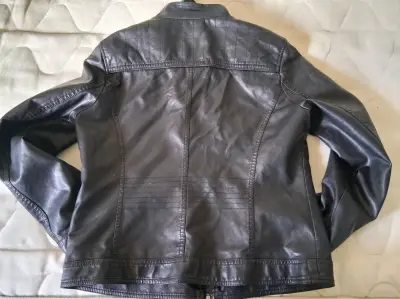 Chaqueta de cuero negra Todopiel - miniatura 2