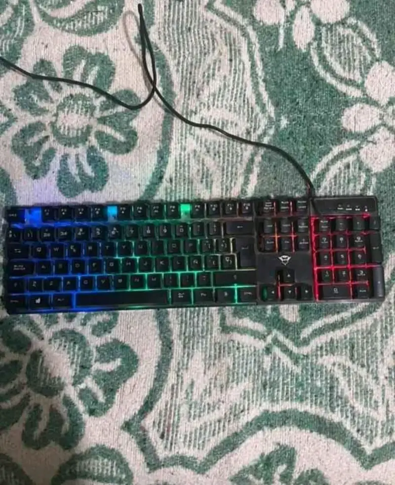 Teclado USB negro con cable - 2