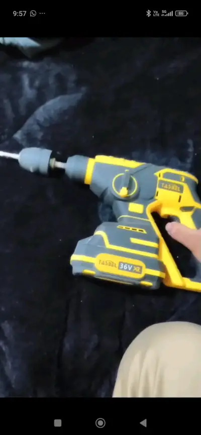 Taladro inalámbrico 36V amarillo - miniatura 3