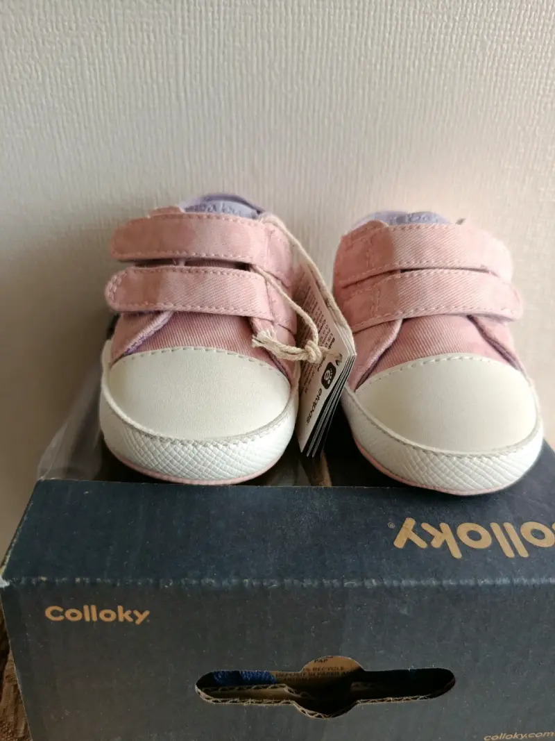 Zapatos rosas para bebé Colloky - 3