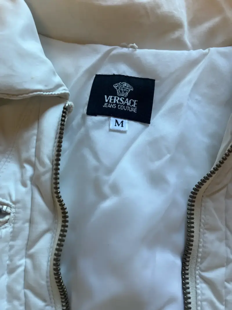 Chaqueta blanca con cierre - 2