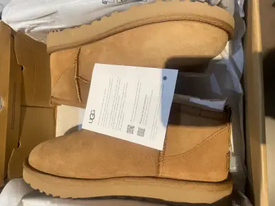 Botines de gamuza UGG color camel - miniatura 2
