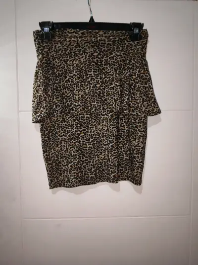 Falda estampado de leopardo - miniatura 2