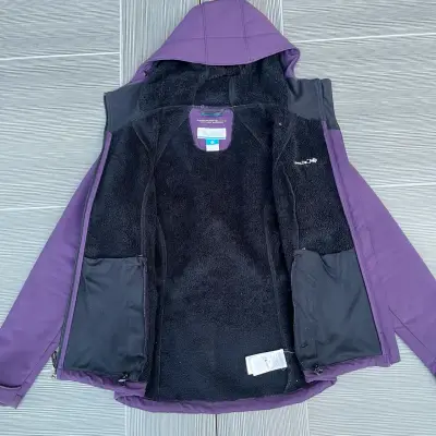 Chaqueta morada Columbia - miniatura 4