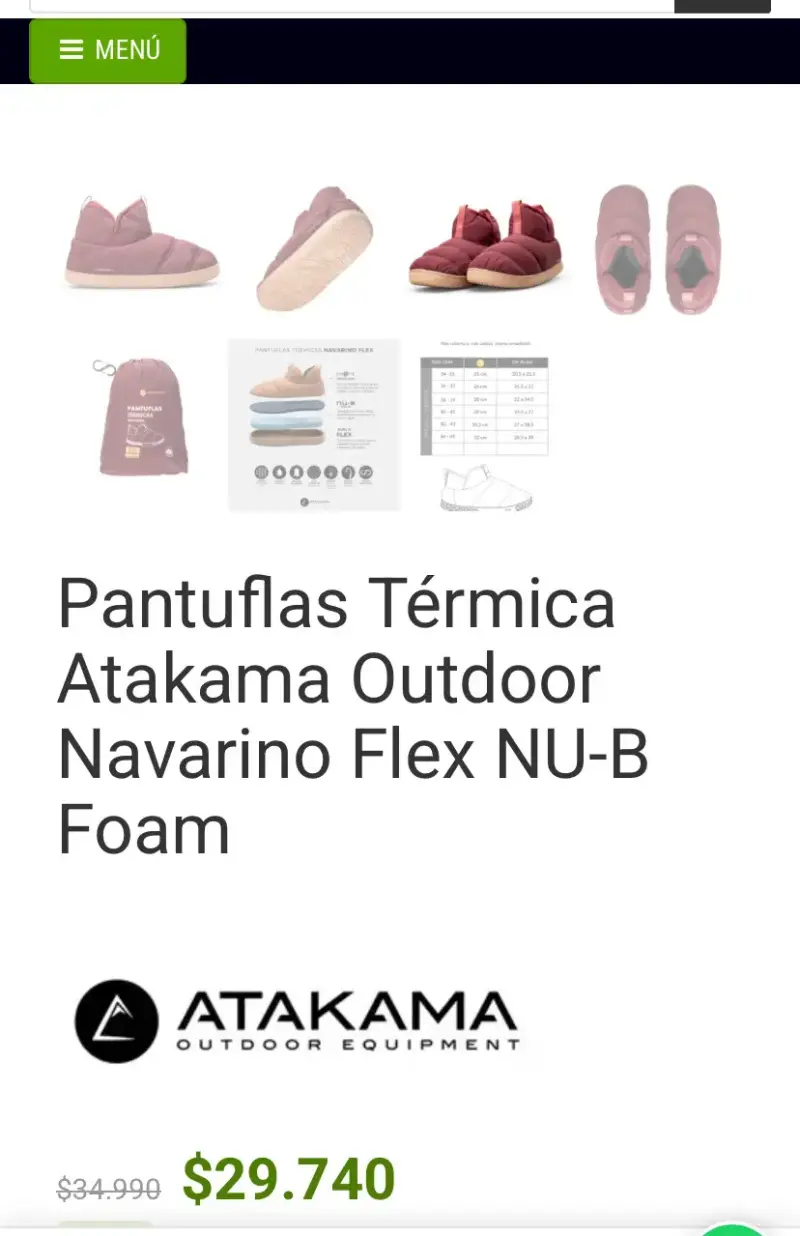 Pantuflas térmicas ATAKAMA - 3