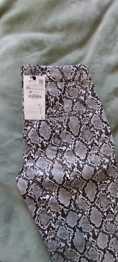 Pantalones estampado serpiente - miniatura 2
