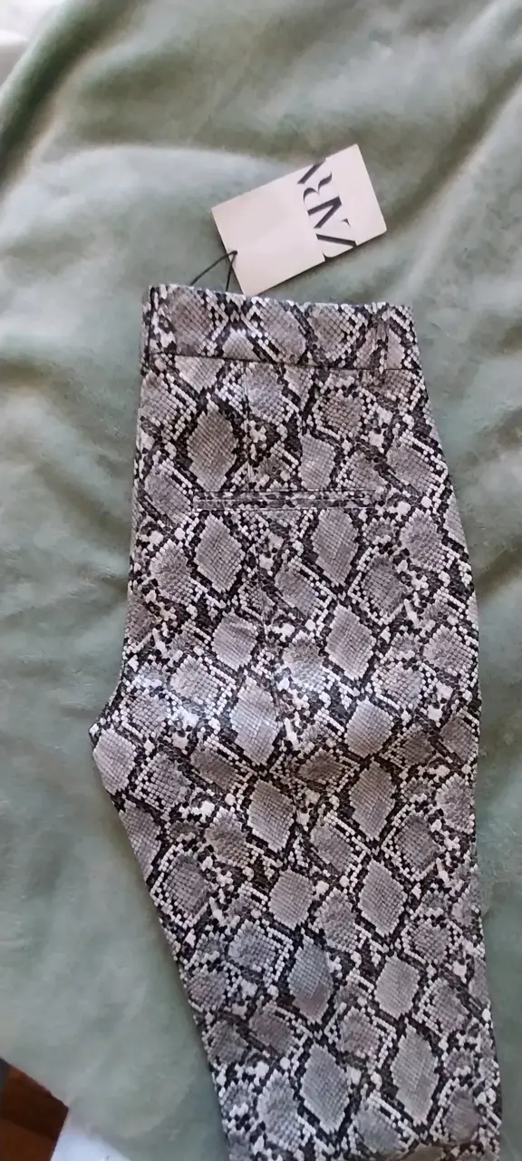 Pantalones estampado serpiente - 3