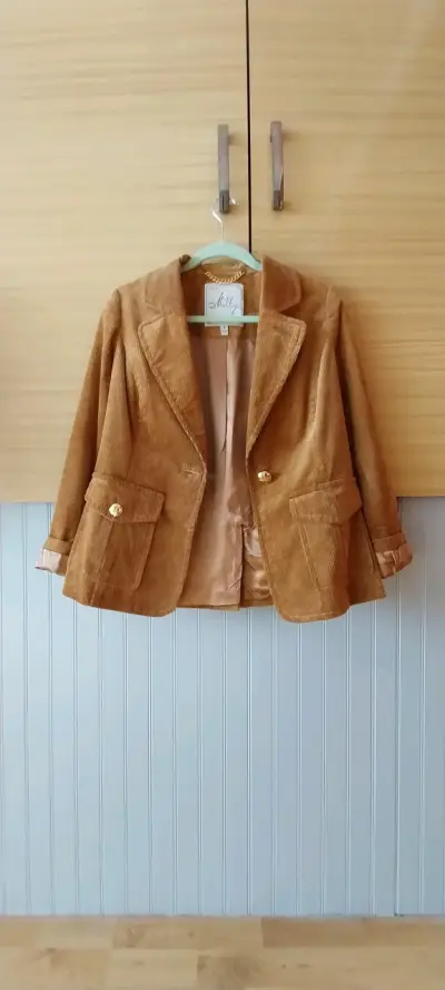 Blazer de pana marrón - miniatura 1