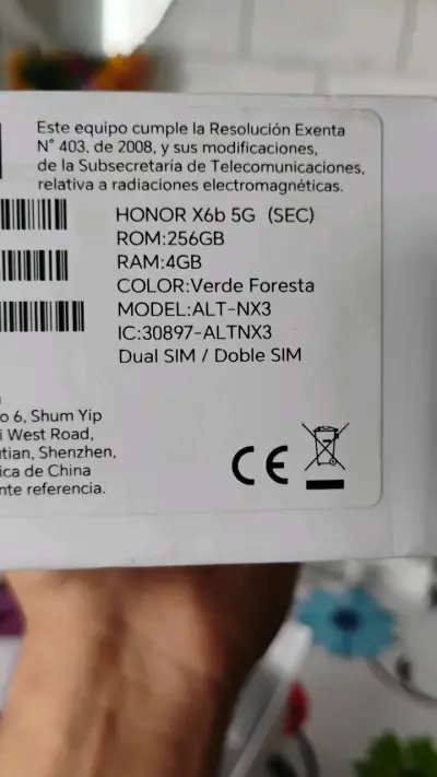 Celular Honor X6b 5g - miniatura 3